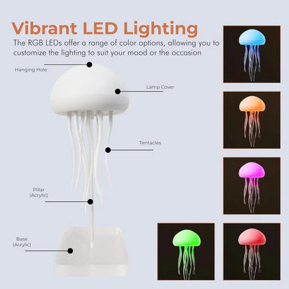 LED Jellyfish Lamp β Relaxing Mood Light Aquarium for Home, Office & Bedroom
